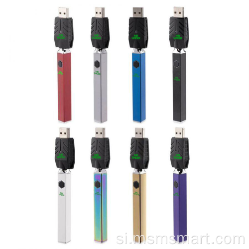 CBD vape බැටරි 510 විචල්ය වෝල්ටීයතා වාෂ්පකාරක පෑන